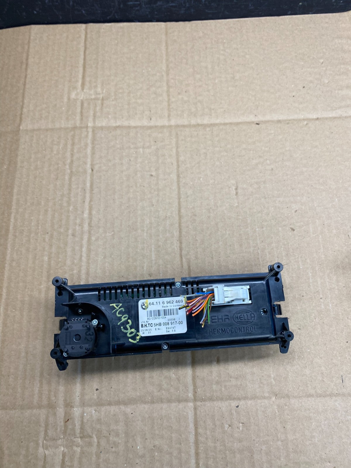2004 to 2008 Mini Cooper S R50 AC Heater Climate Control ac9303 DG3