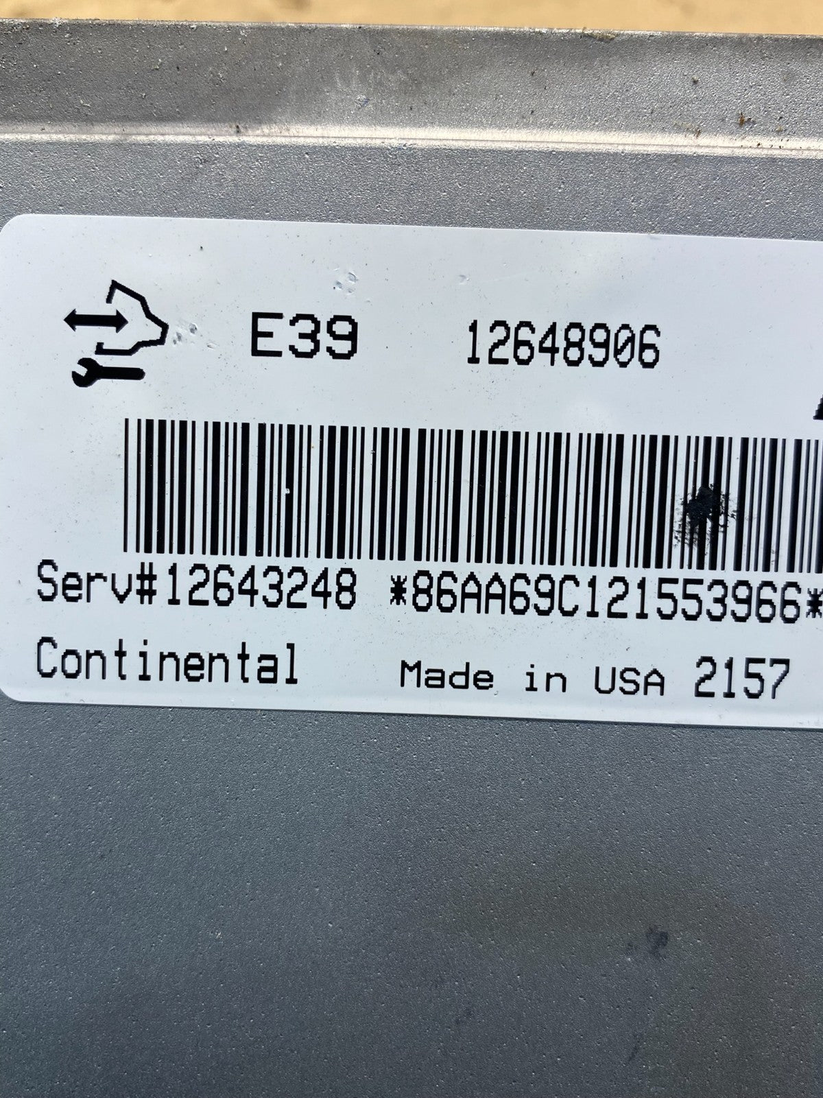 2012 Chevrolet Equinox Ecu Engine Control Module Unit Ecm 12648906 AD9582 DW2