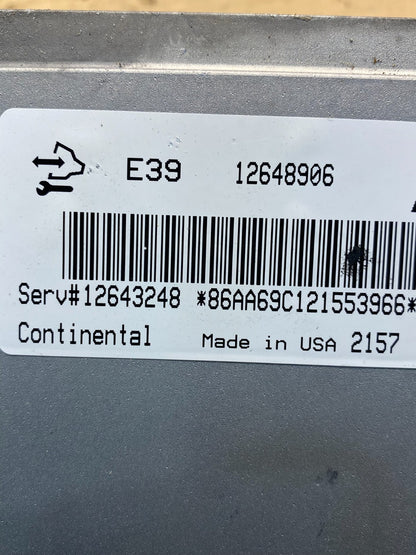 2012 Chevrolet Equinox Ecu Engine Control Module Unit Ecm 12648906 AD9582 DW2