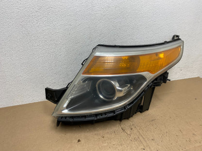 2011 to 2015 Ford Explorer Left Driver LH Halogen Headlight AE6128 DW2