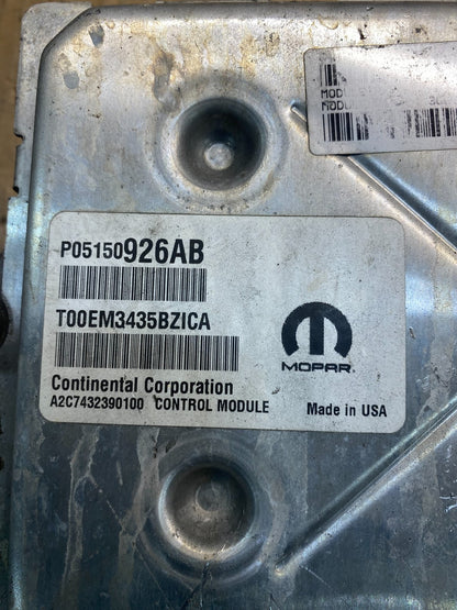 2015 Ram Promaster City Engine Computer ECM ECU AC2633 DW2