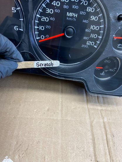 2007 to 2013 Chevrolet Silverado Suburban Cluster Gauge Speedometer OE AD7144 DG1