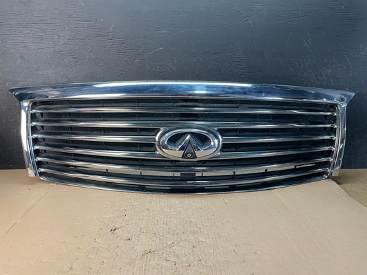 2011 to 2013 Infiniti QX56 Front Camera Upper Chrome Grill Grille AD8265 DG0