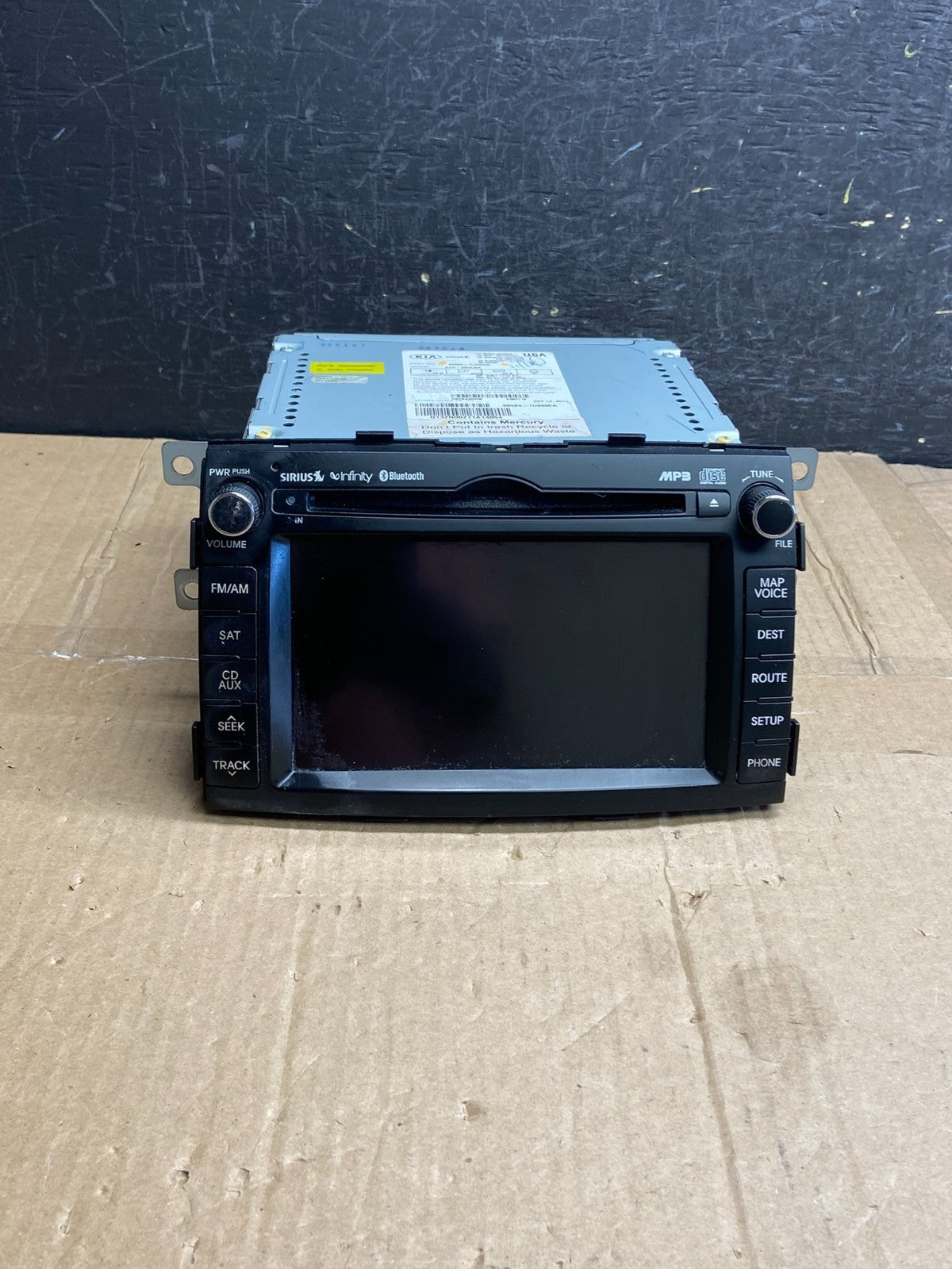 2011 2012 2013 Kia Sorento Sirius AM/FM CD Radio Screen Display af6098 DG0