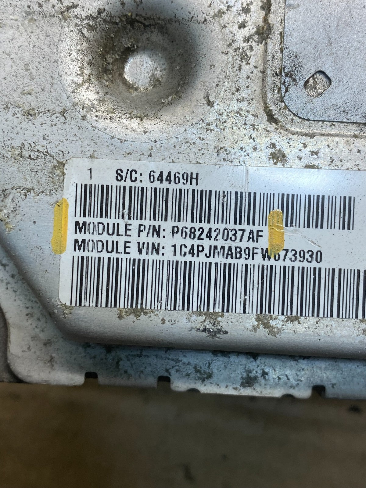 2015 Dodge Dart 2.4L ECU ECM Engine Computer Module AF4064 DW2