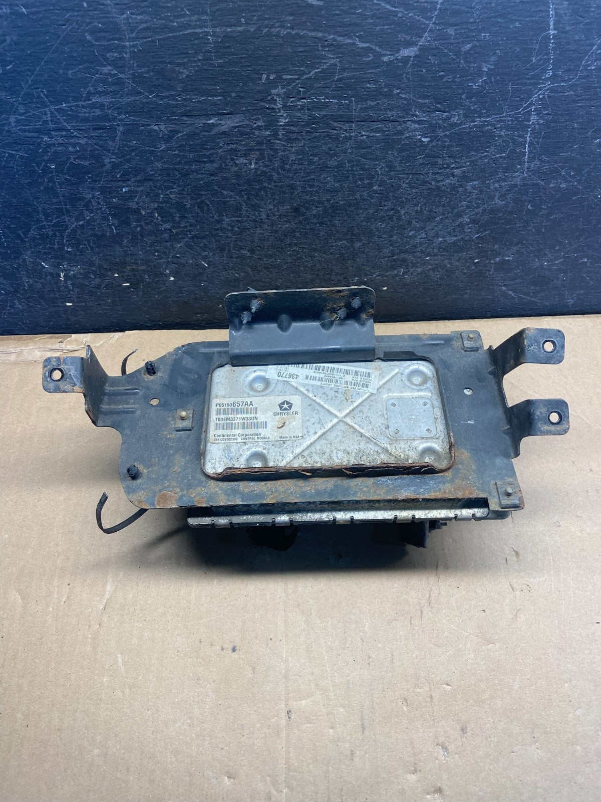 2012 Dodge Avenger Engine Computer Control ECM ECU AF9068 DW1