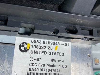 2007 - 2010 Bmw X5 Radio DVD CD Player AM/FM X1525 DG5
