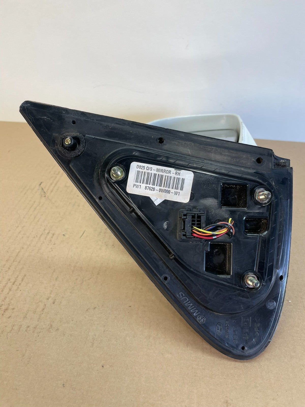 2007 to 2012 Hyundai Santa Fe Right Pasenger RH Side View Mirror Power AI3994 DW4