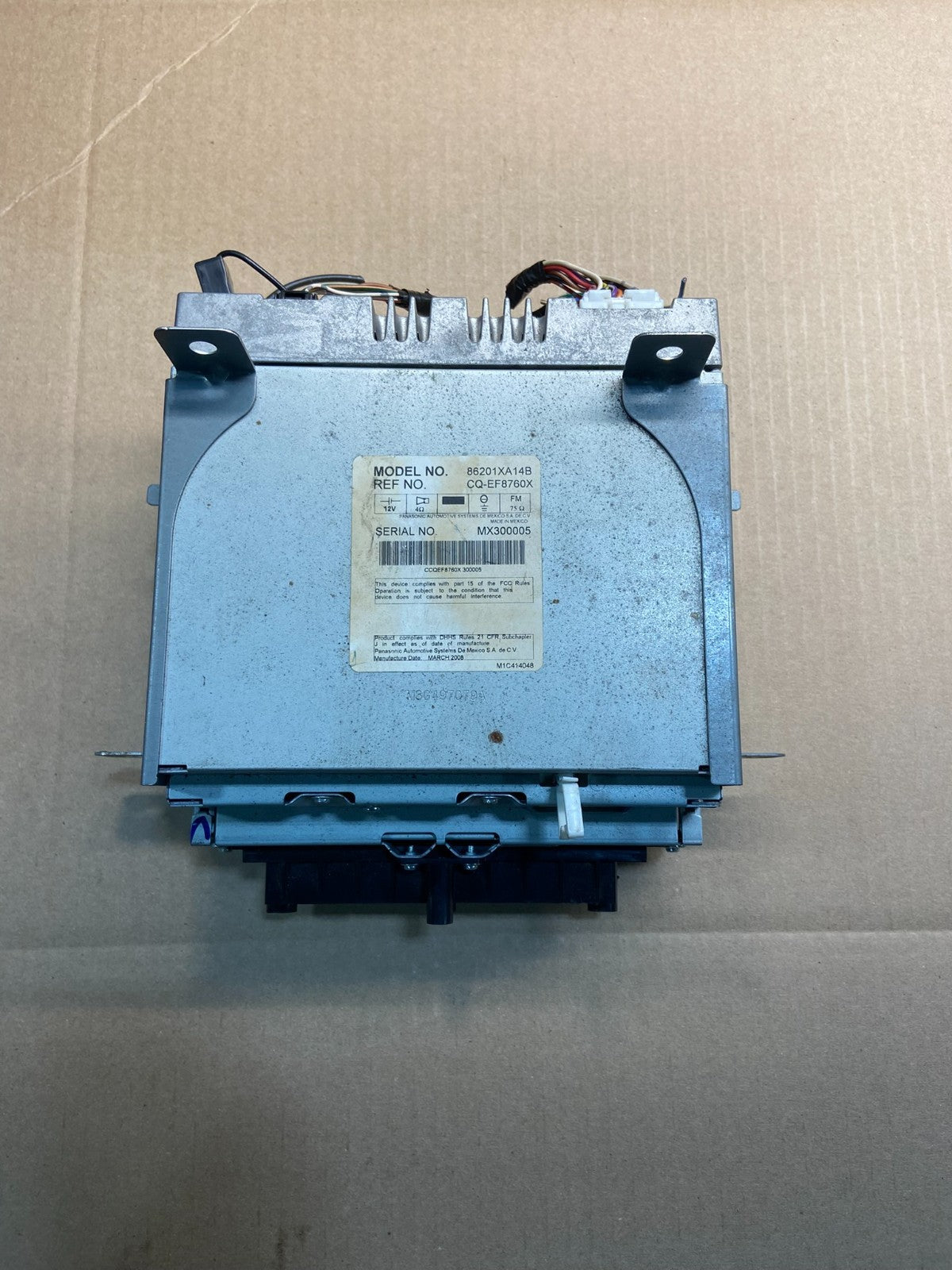 2008 to 2009 Subaru Tribeca CD Player Radio Receiver Control z0520 DG3