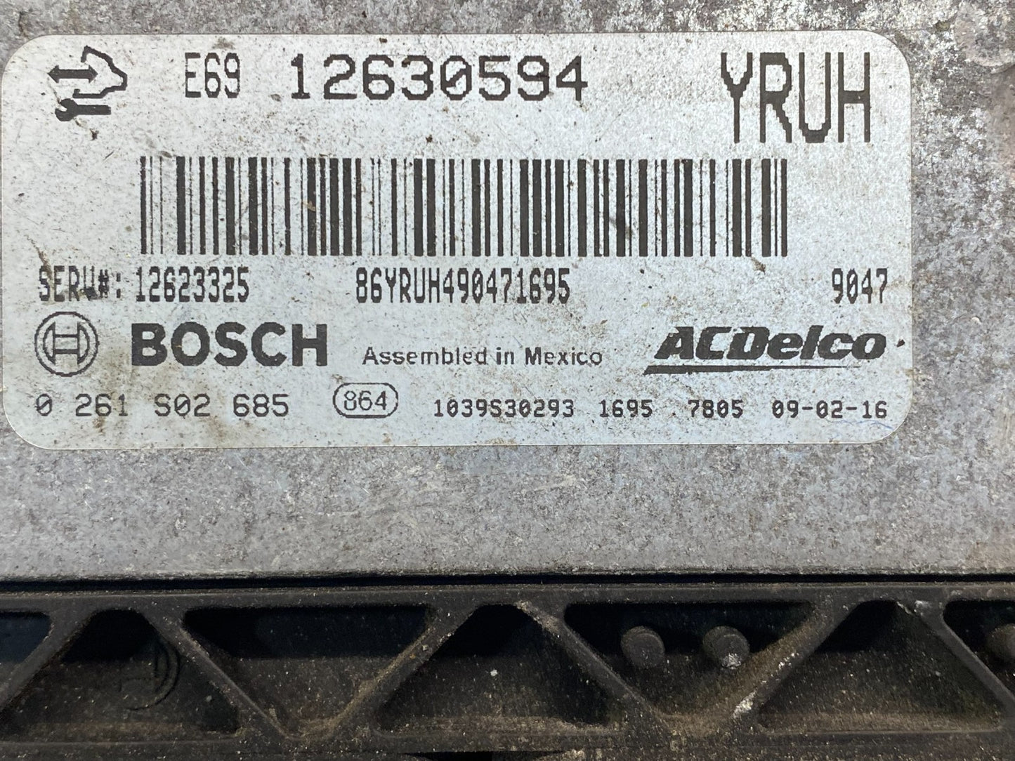 2008 2009 GMC Acadia Traverse Engine Control Unit Module ECM ECU af7712 DG2