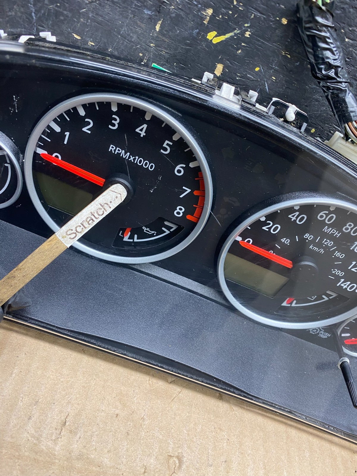2005 to 2012 Nissan Pathfinder Frontier Xterra Speedometer Cluster Gauge V14191