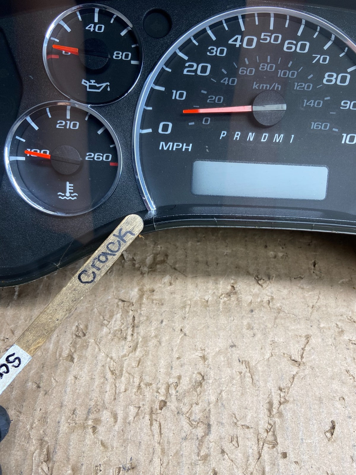 2013 to 2017 Chevrolet Express Speedometer Cluster Gauge AF1626 DG1