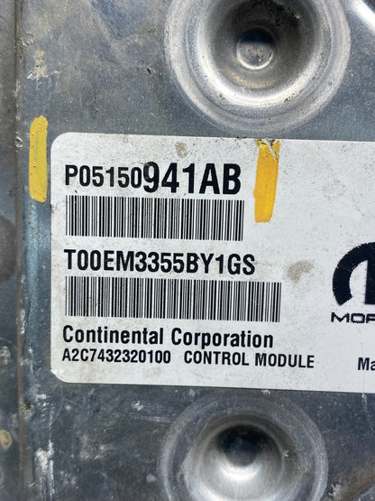 2015-2017 Jeep Compass Patriot Engine Control Module p05150941ab ECU AF7581 DG2