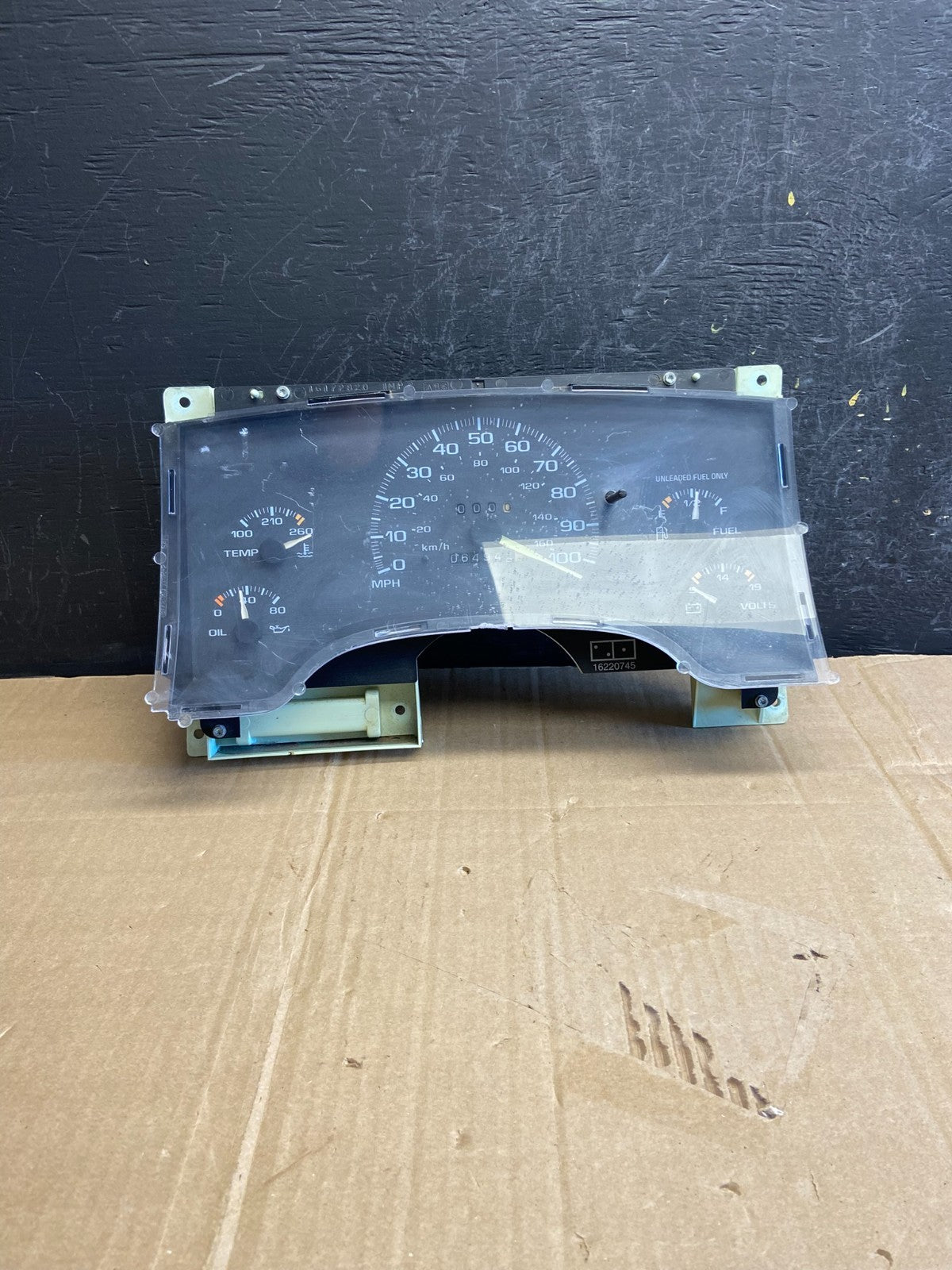 1995 1997 Chevrolet S10 Blazer Speedometer Instrument Gauge Cluster AD7069 DG0