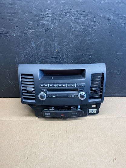 2012 Mitsubishi Lancer Radio AM/FM CD Player Air Vent AC6176 DG0