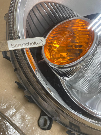 2007 to 2013 Mini Cooper Left Driver Lh Side Headlight Halogen TYC AE6793 DW3
