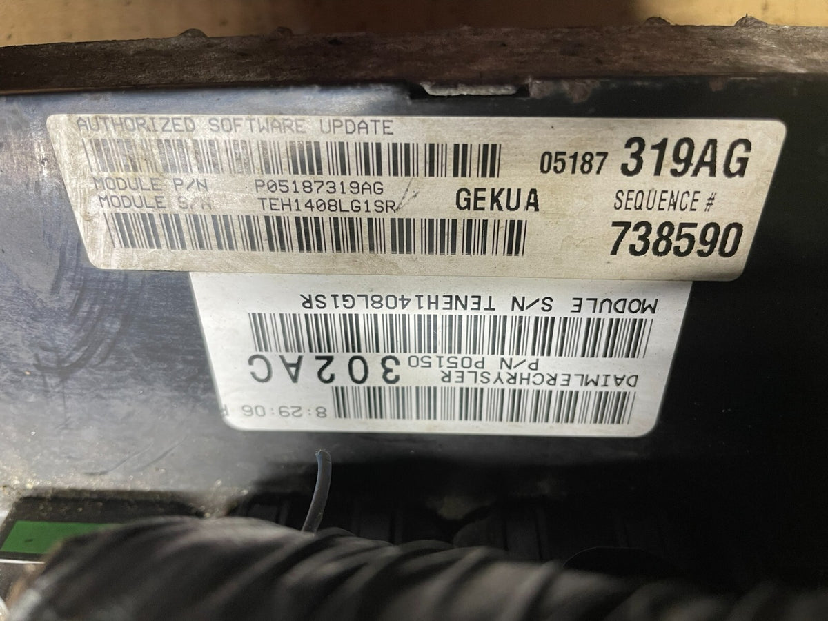 2008 Jeep Commander 3.7L Engine Computer ECM N4857 PS2