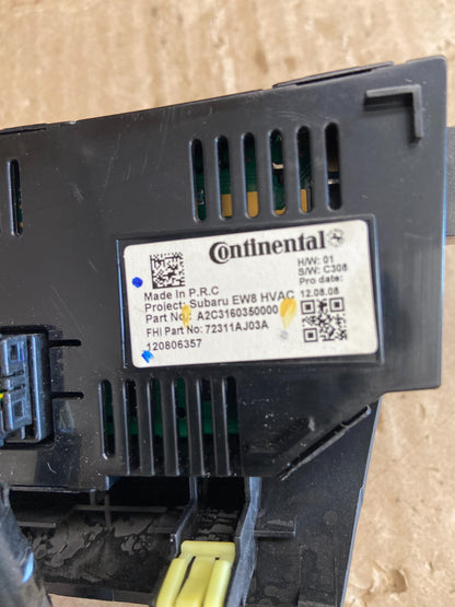 2010 - 2014 Subaru Outback Legacy A/C Heater Climate Control Unit AE1934 DG4