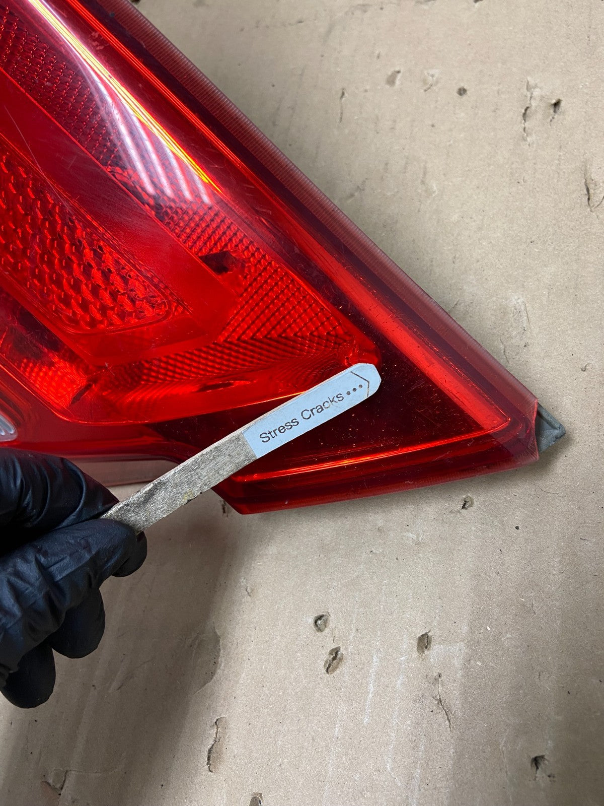 2011-2013 Jeep Grand Cherokee Left Driver Side Lh Inner Tail Light AH2650 DW5
