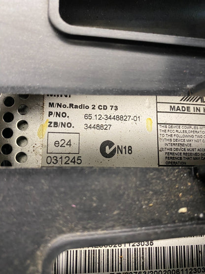2007 - 2010 Mini Cooper Speedometer Cluster Gauge AH3880 DG6