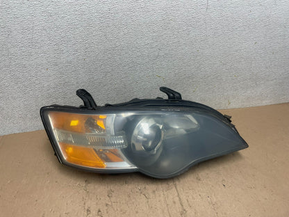 2006 to 2007 Subaru Legacy Right Passenger RH Side Black Headlight Q5239 DW0