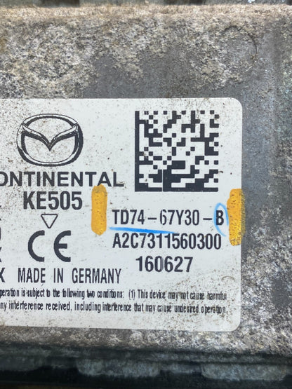 2008 to 2015 Mazda CX9 CX-9 Right Passenger Blind Spot Sensor Module ac4201 DG2