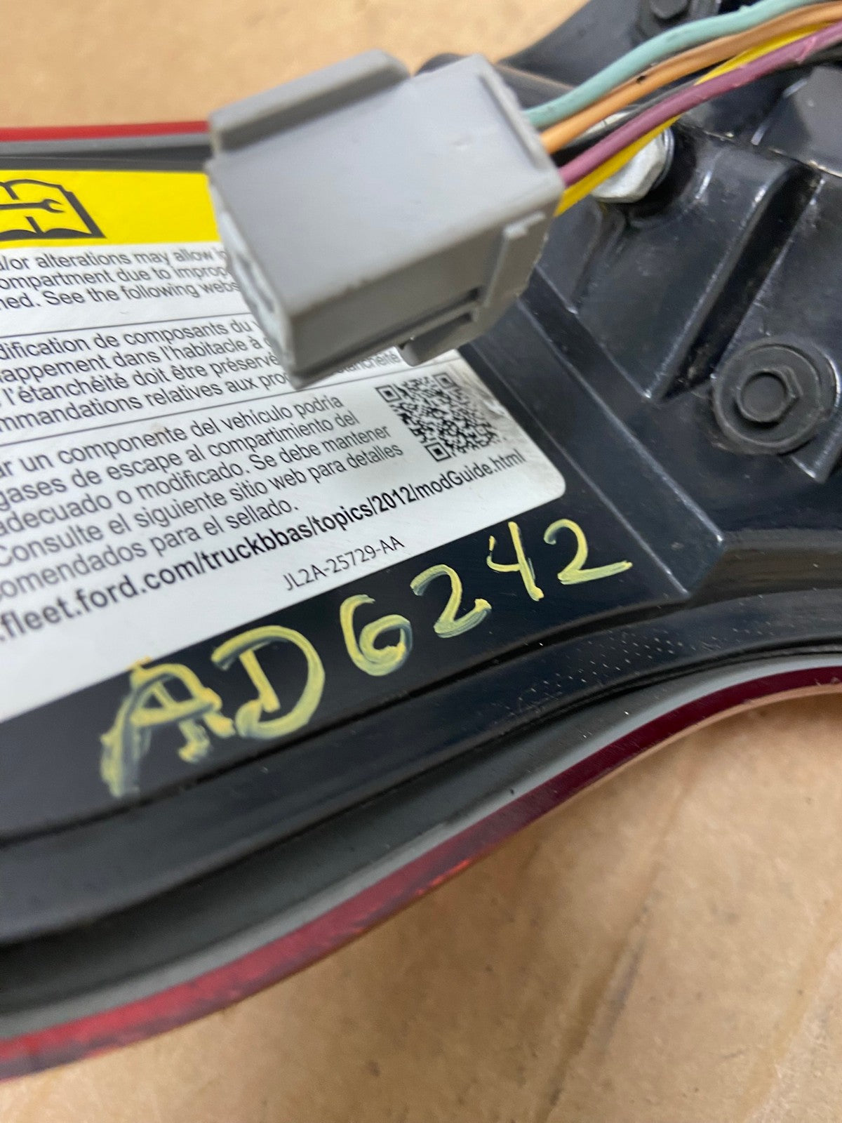 2016 -2019 Ford Explorer Right Passenger Side Rh Tail light AD6242 LK6