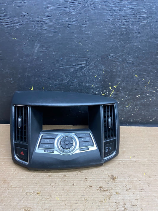 2009 to 2014 Nissan Maxima Radio Audio Panel Control Bezel Trim  w3211 DG0