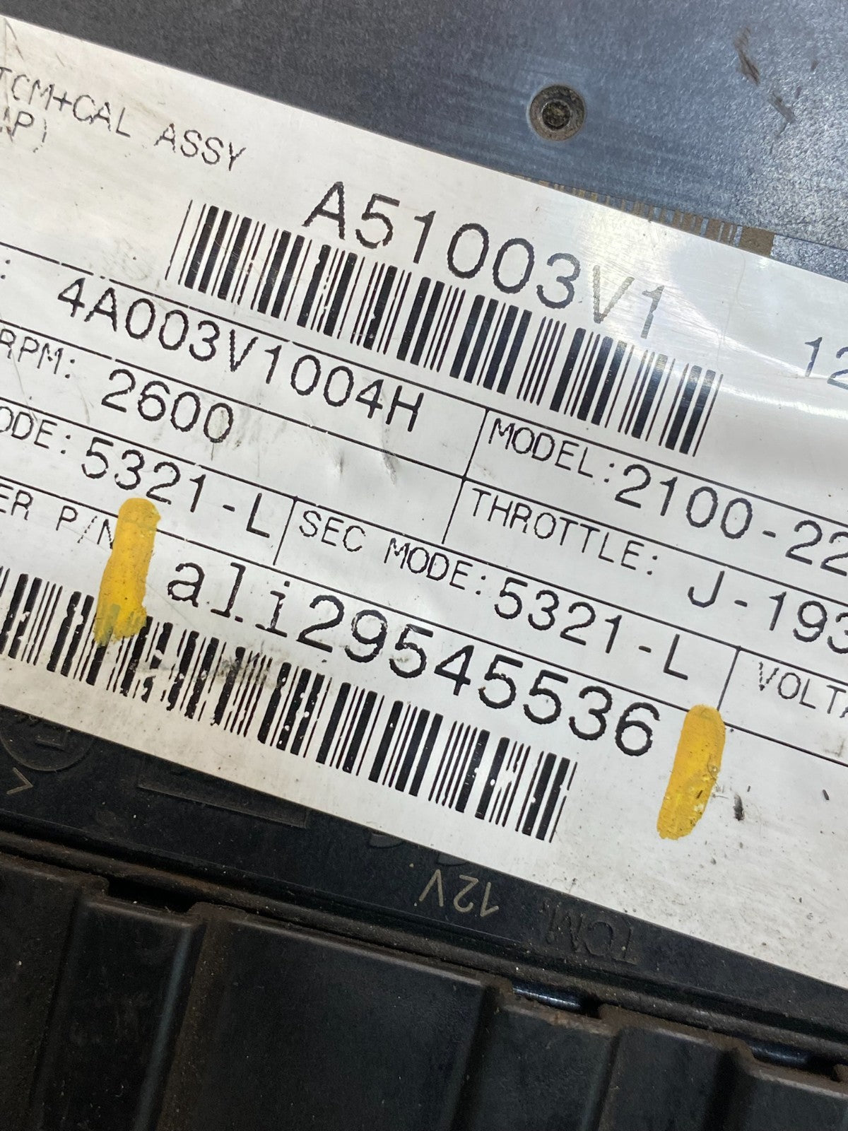 29545536 Allison TCM Transmission Control Module Computer Auto ai7174 DG2