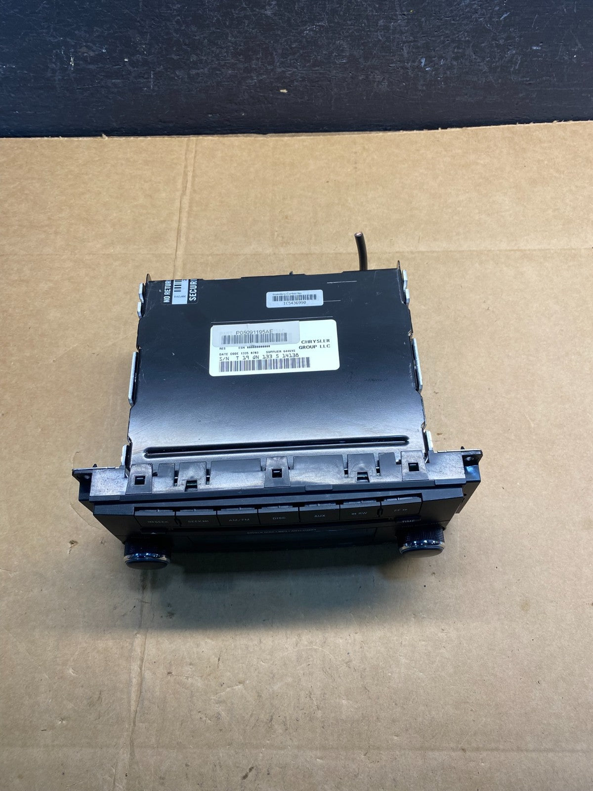 2007-2012 Chrysler Dodge Jeep Ram Radio CD MP3 AUX Receiver AD3667 DG3