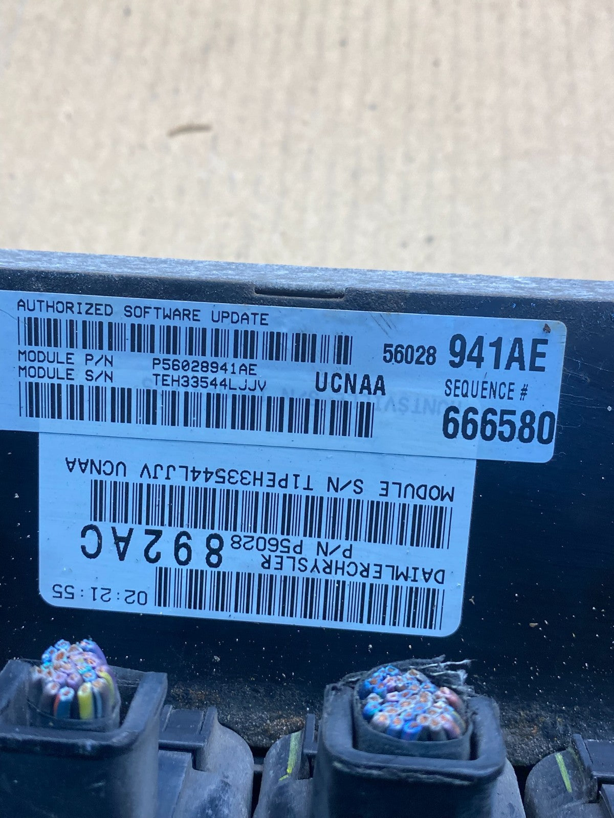 2005 Dodge Ram 1500 Engine Computer 4.7L V8 ECM ECU ag7218 DG2