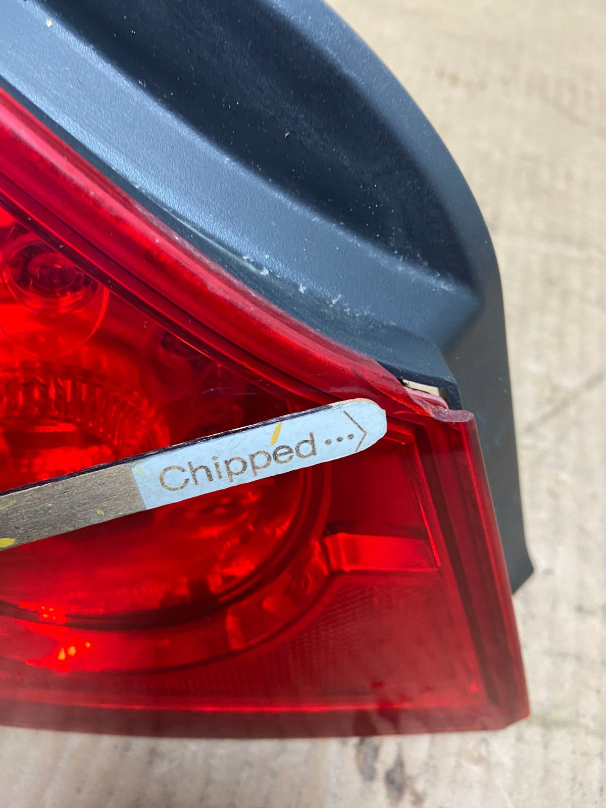 2007 to 2013 Infiniti G35 G37 Sedan Left Driver LH Side Tail Light AI7850 LK4