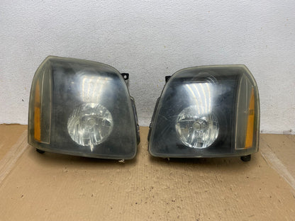 2007 - 2014 GMC Yukon Halogen Headlights Left+Right Side Set AH2853 DW0