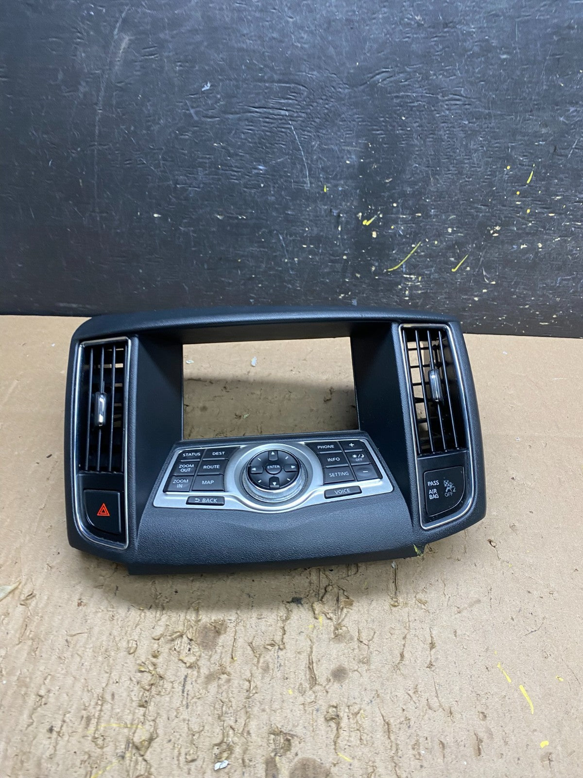2011 2012 2013 Nissan Maxima Radio Audio Panel Control Bezel Trim t8573 DG0
