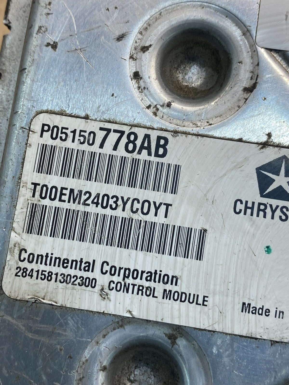 2014 Dodge Caravan Town & Country 3.6L Engine Computer ECU ECM AG9392 DW2