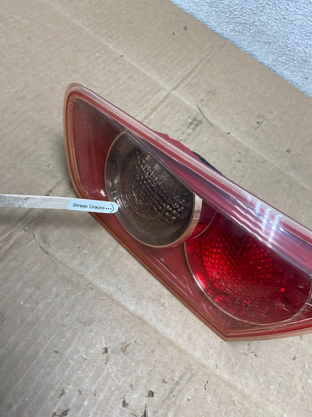 2008-2015 Mitsubishi Lancer Inner Tail Light Right Passenger OEM Red Y8588 DG4