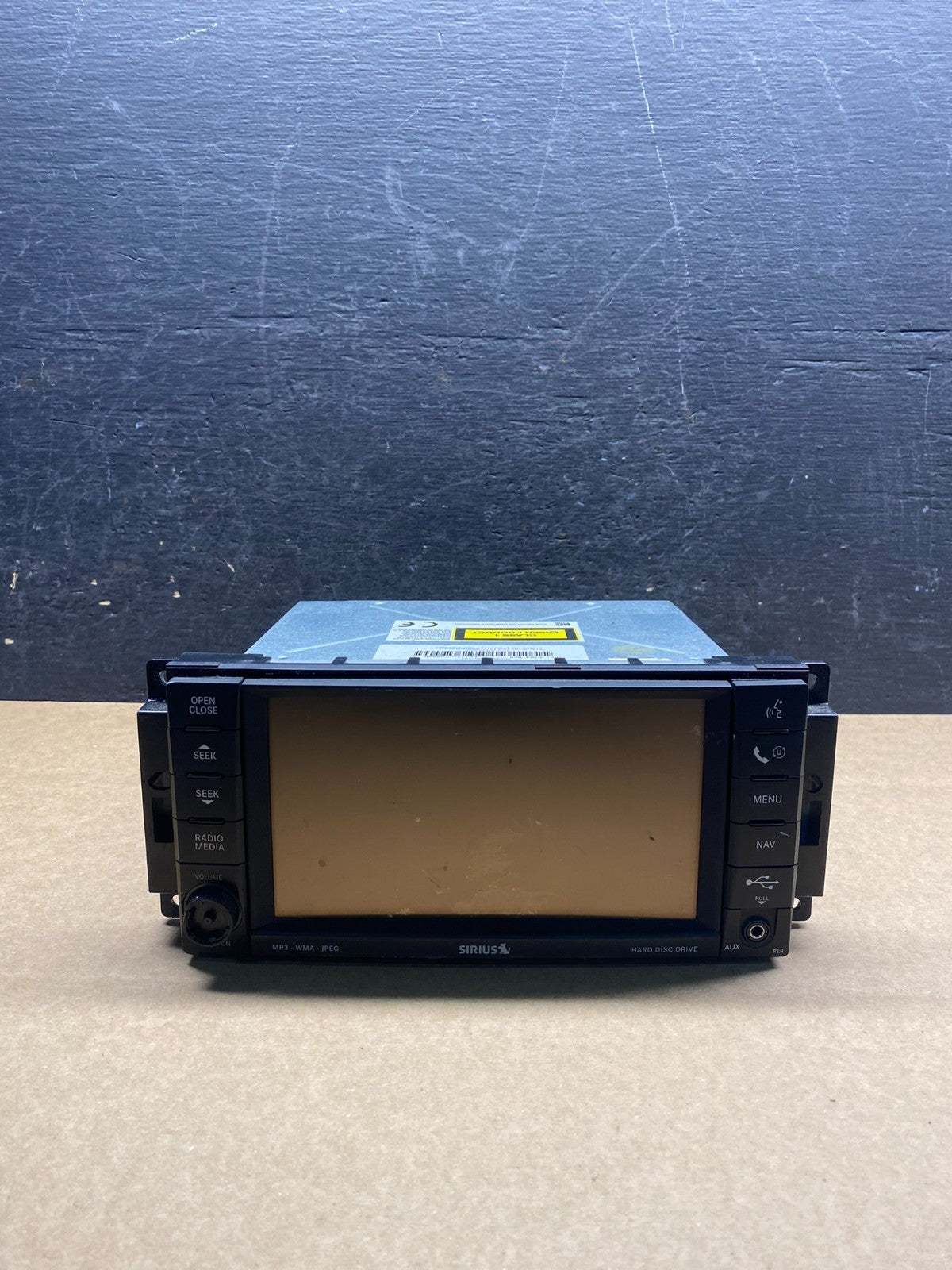 2008 2010 Jeep Dodge Chrysler Screen Display CD Player Satellite Radio AG7343 DG0