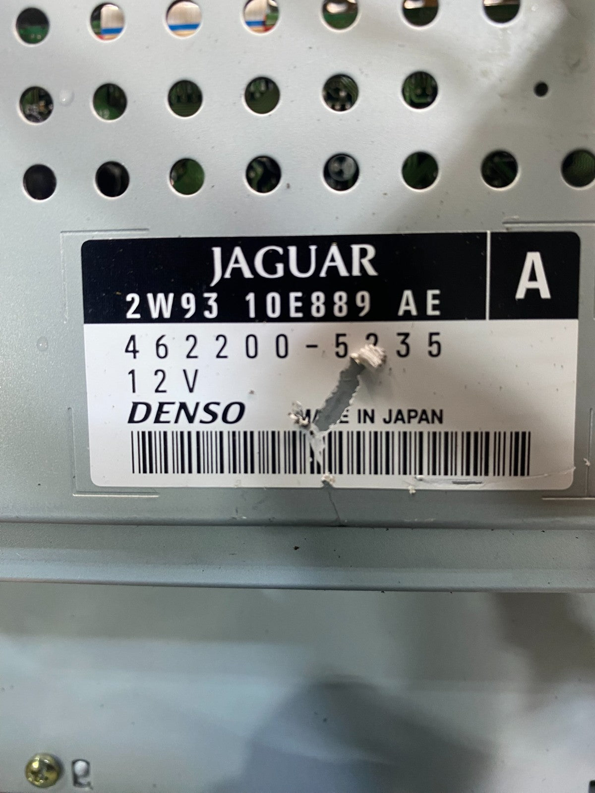 2004-2007 Jaguar XJ8 XJR Climate Control Control Radio AM/FM Panel AC6965 DG6