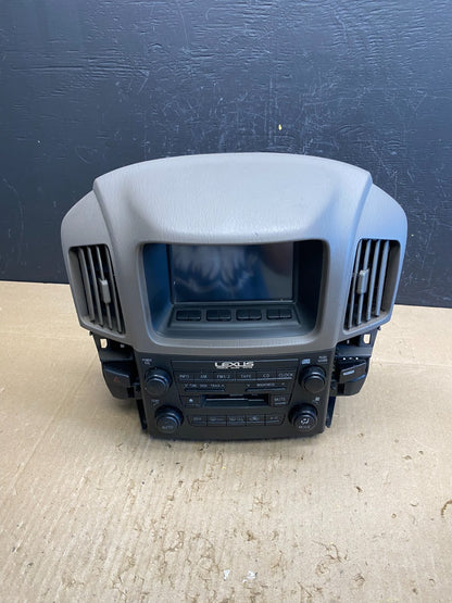2001 to 2003 Lexus Rx300 Radio Receiver Head Unit + Bezel Surround AC4732 DG0
