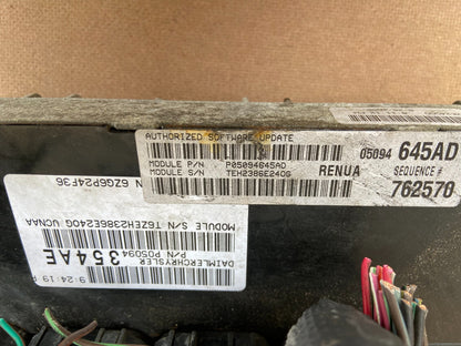 2007 Jeep Grand Cherokee Commander 4.7L Engine Computer ECU PCM AD2895 DG2