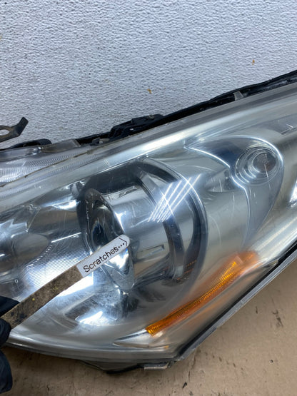 Sedan 4Door 2010 to 2013 Infiniti G37 Left Driver Headlight Xenon AF3289 DW3