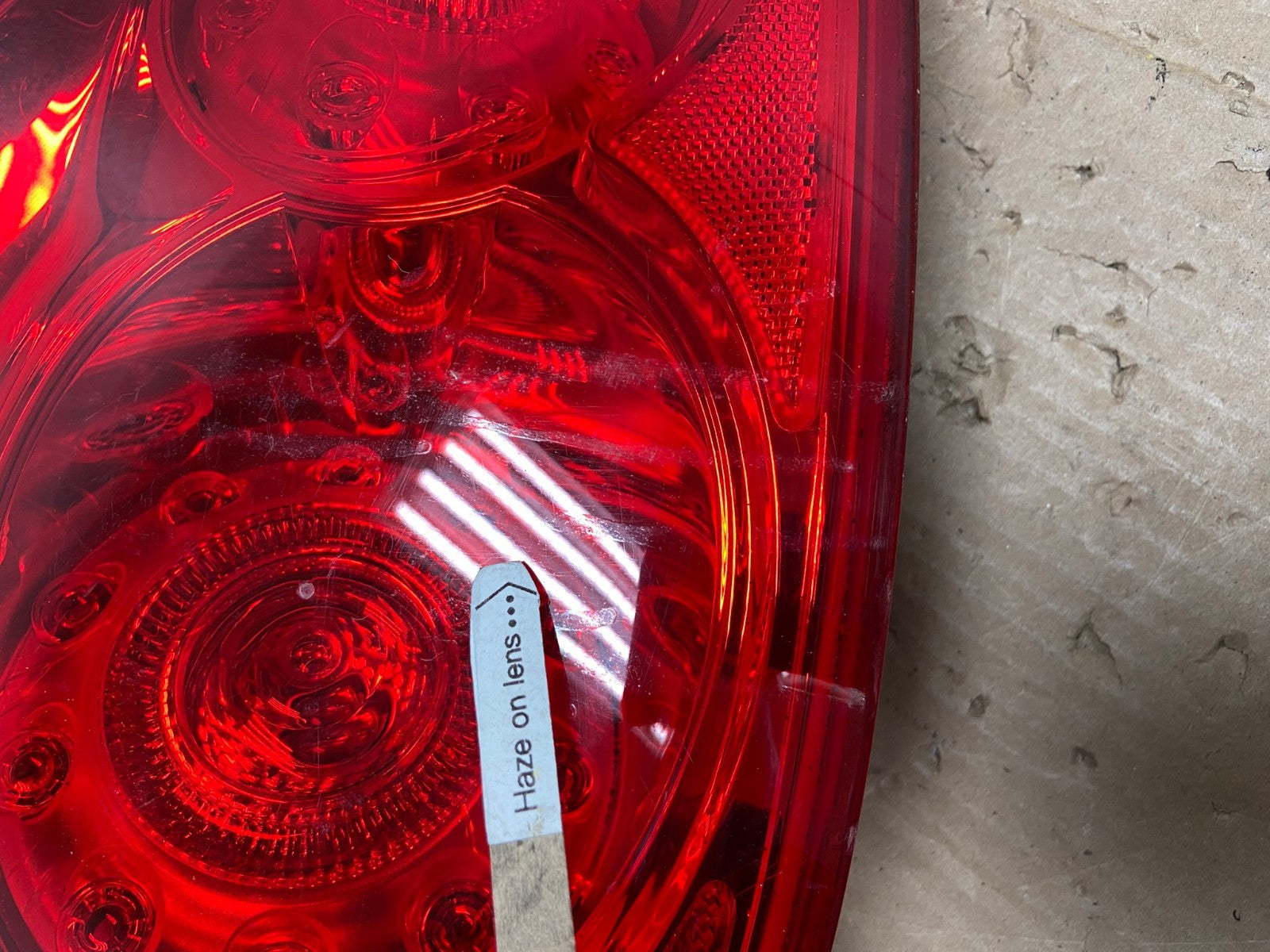 2007 to 2013 Infiniti G35 G37 Sedan Left Driver LH Side Tail Light AE9378 LK4