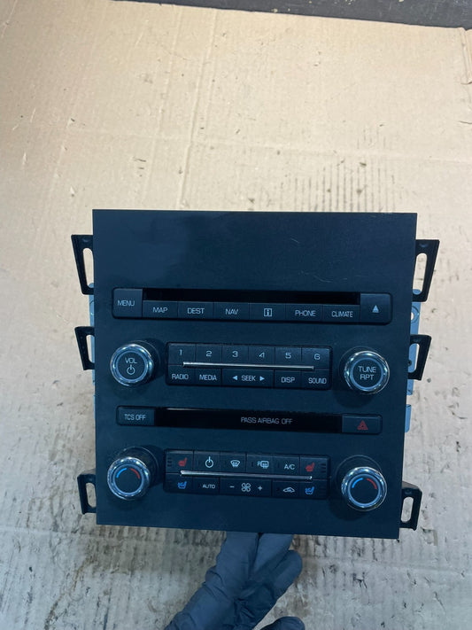 2011 2012 Lincoln Mkz Radio Navigation Hvac Climate Control Panel v2021 DG0