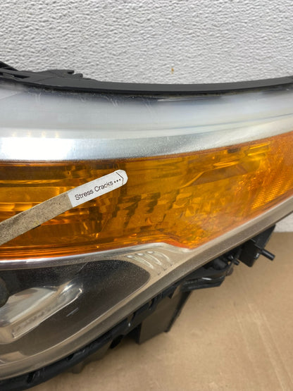 2011 to 2015 Ford Explorer Left Driver LH Halogen Headlight AG4663 DW4