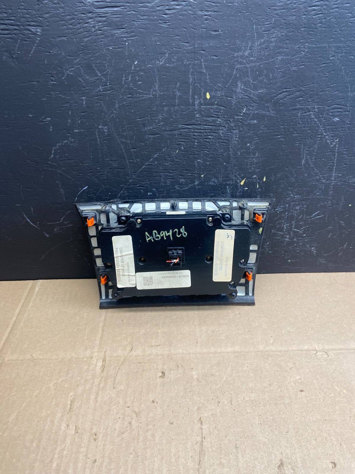 2017 to 2022 Dodge Charger Audio Climate Control Panel OEM AB94283
