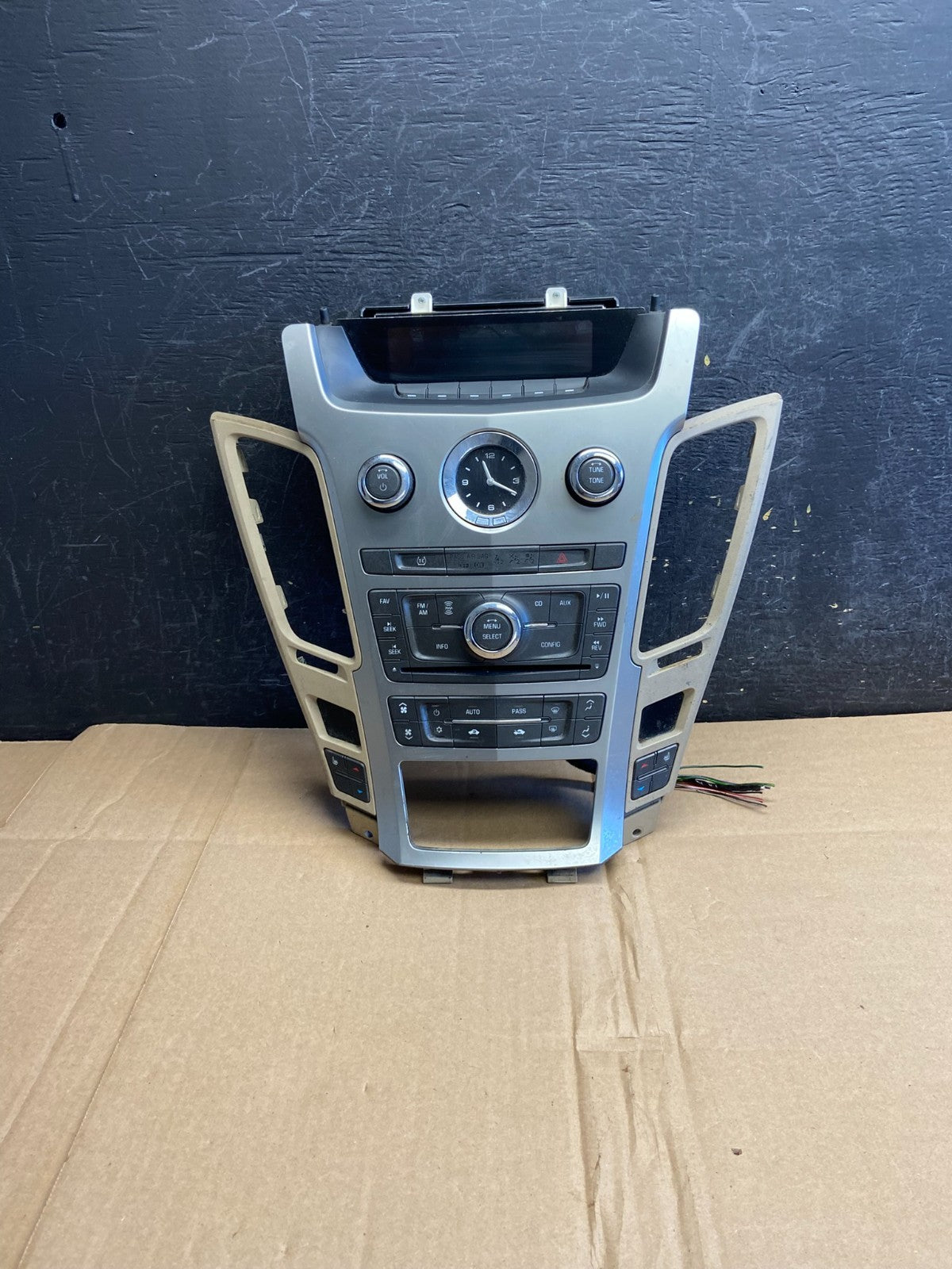 2009-2013 Cadillac CTS A/C Heater Radio Climate Control Panel Bezel OE AI6269 DG0