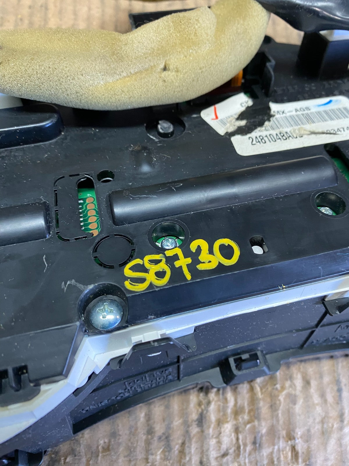 2014 to 2015 Nissan Rogue Speedometer Cluster Gauge Bezel Trim Oem S8730 DG8