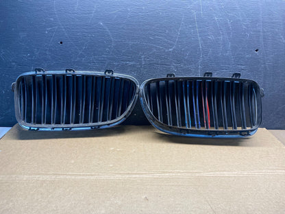 2011-2016 Bmw F10 550I 535i Front Left+Right Set Grill Grille AF6839 DG3