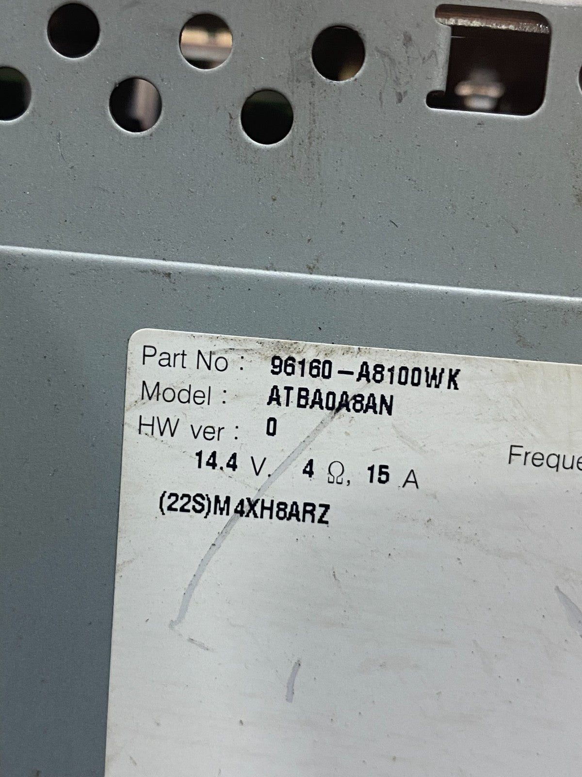 2017 2018 2019 Kia Optima Am Fm Cd Player Screen Radio Receiver AC8969 DG6