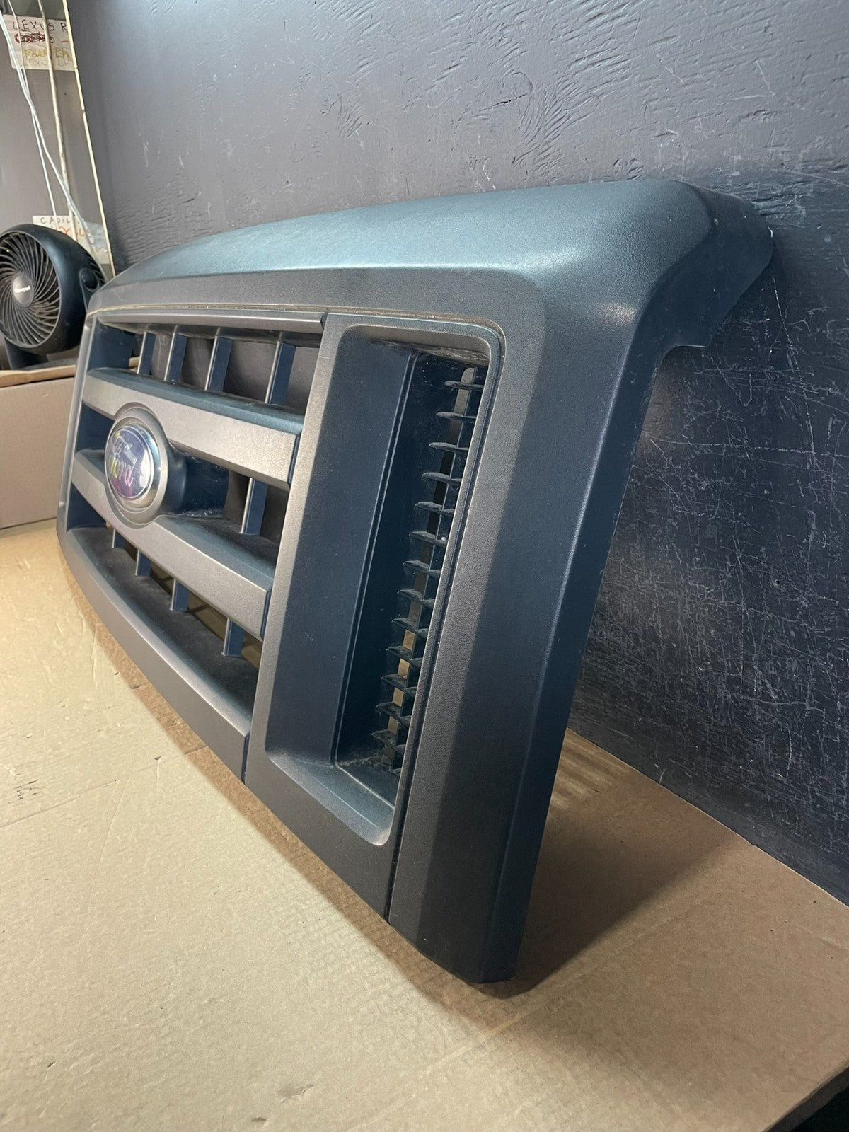 2008 to 2014 Ford Econoline E150 E250 Front Upper Black Grill Grille AF5270 DW1